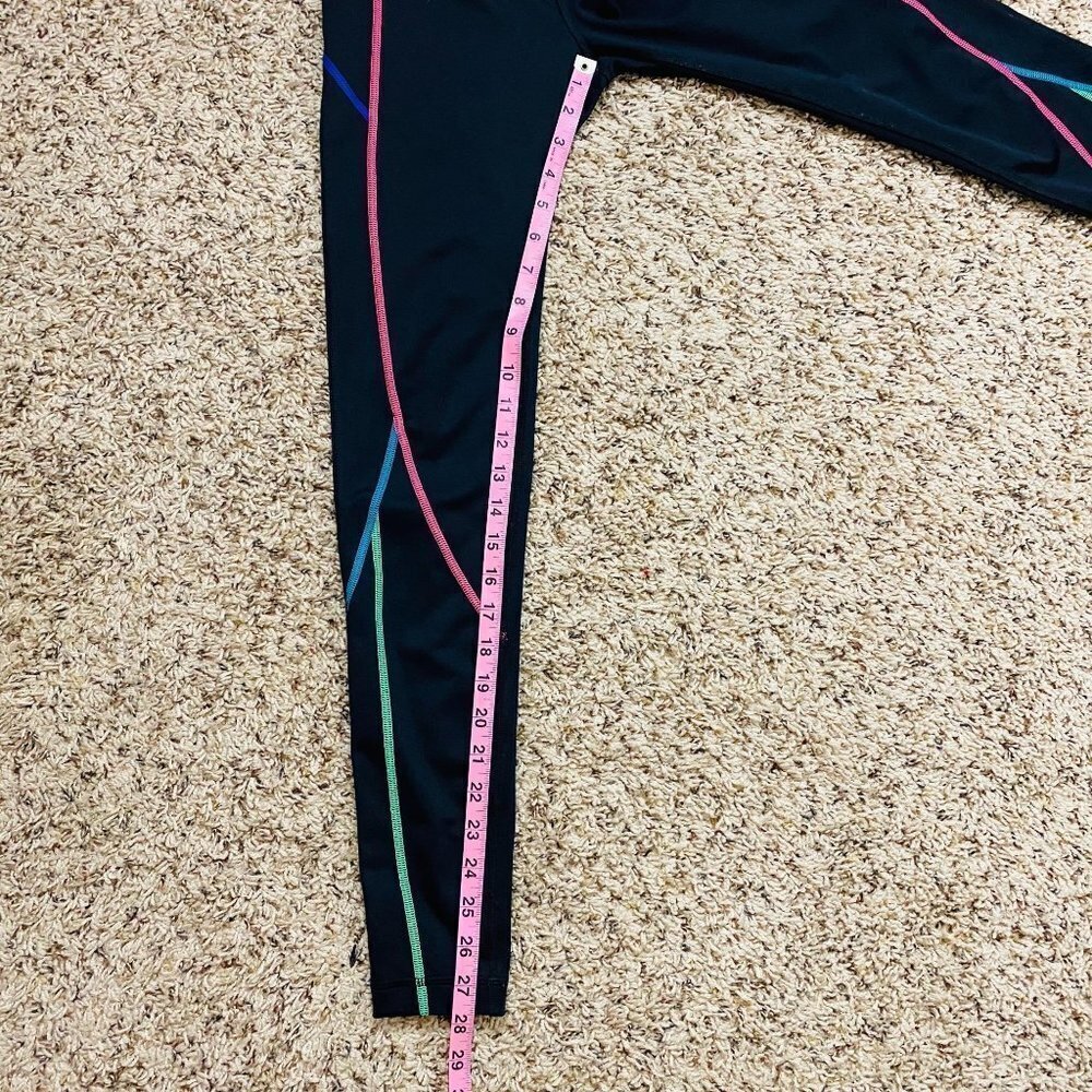 Fila black colorful thread capri leggings - Picture 5 of 5